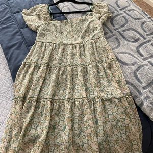 June & Ivy babydoll floral dress